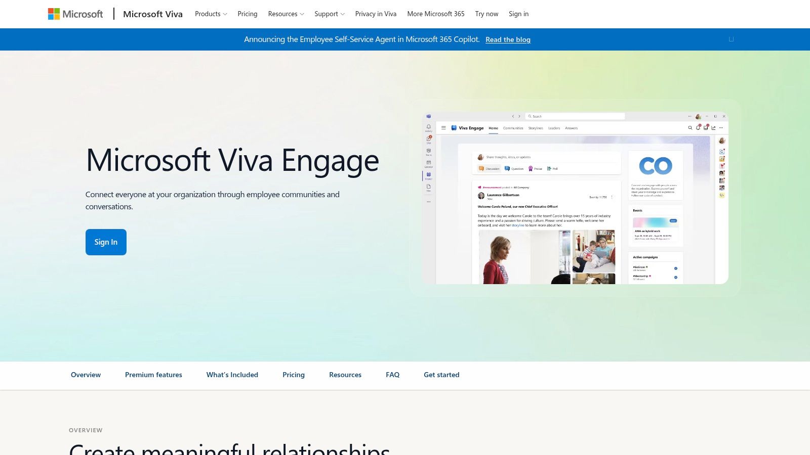 Microsoft Viva Engage formerly Yammer