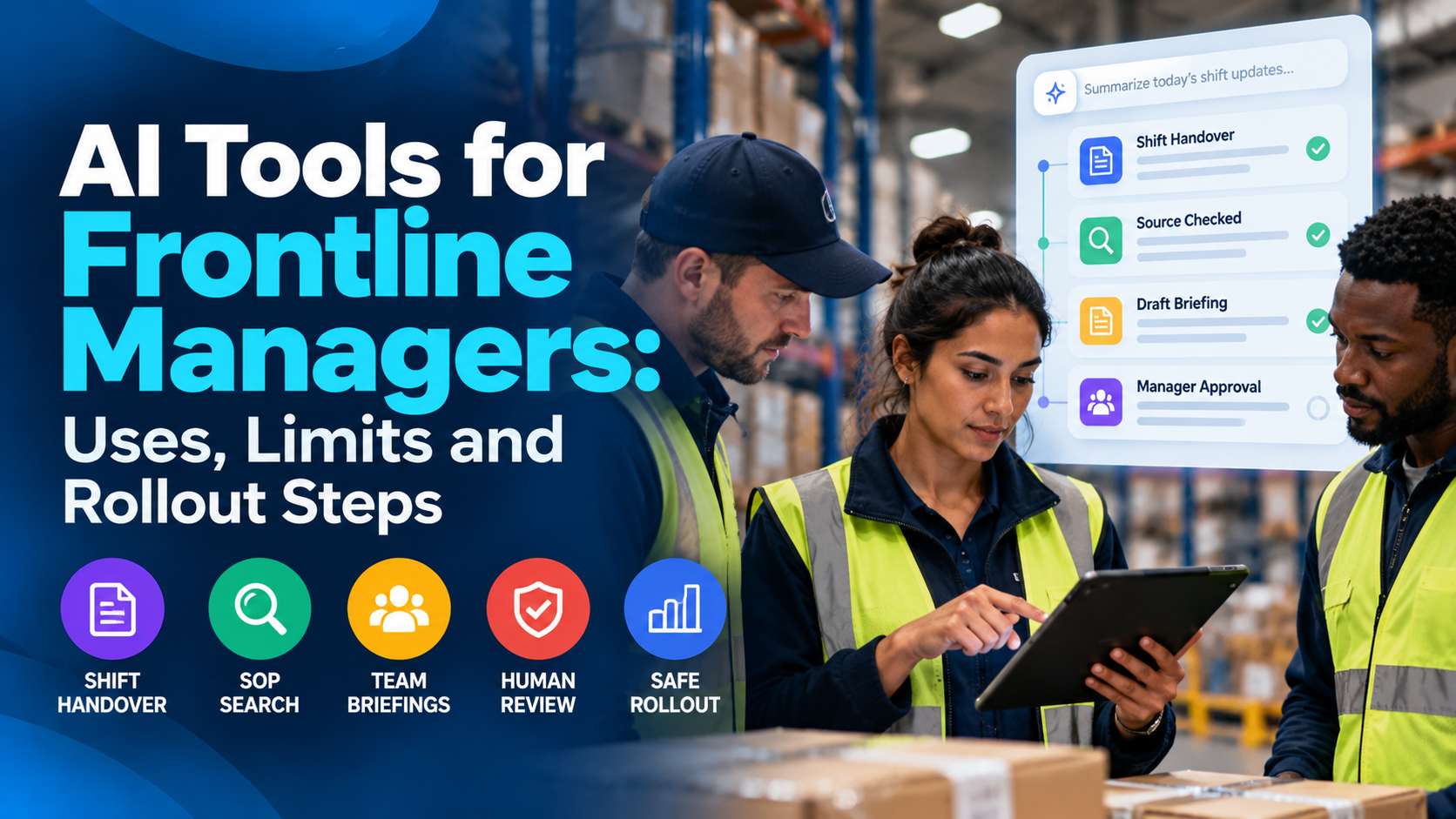 AI Tools for Frontline Managers: Uses, Limits and Rollout Steps