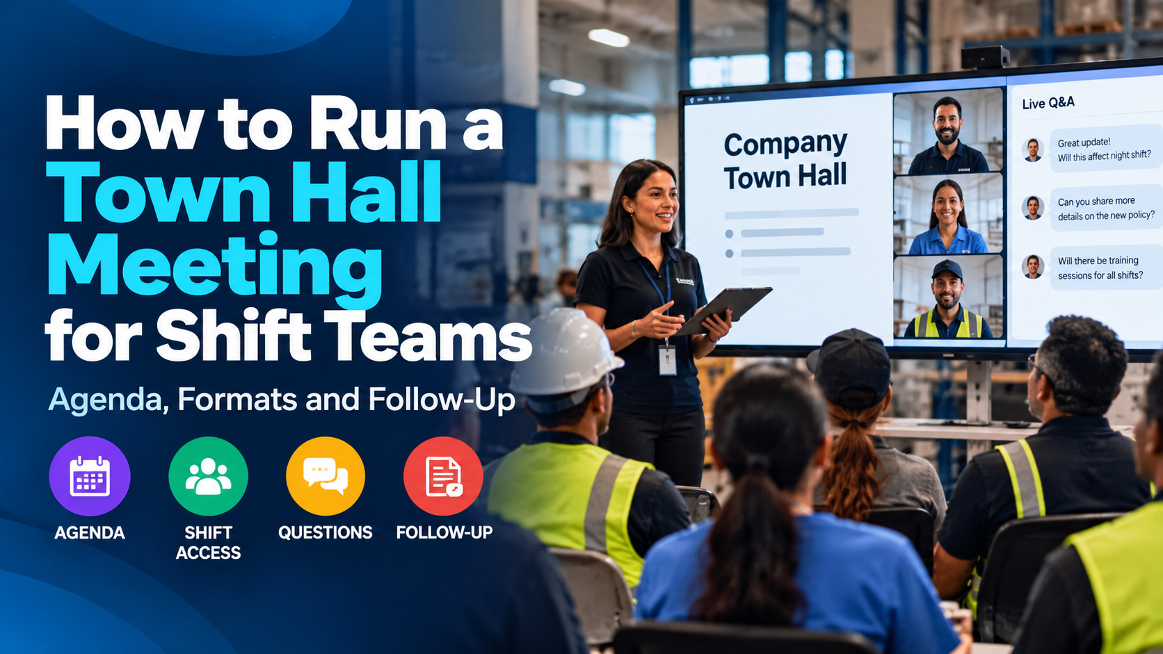 How to Run a Town Hall Meeting for Shift Teams: Agenda, Formats and Follow-Up